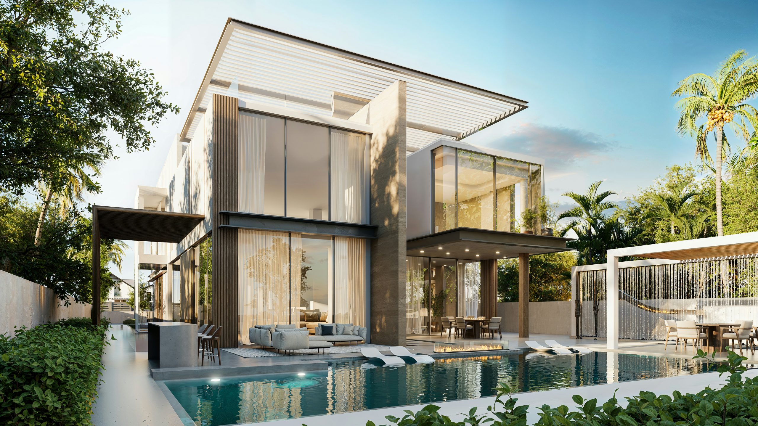 backyard featuring a pool
